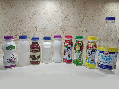 وضع ملصق سليف على العبوات